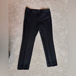 Women’s Black Express Columnist dress works pants. 4R. Cuff ankle